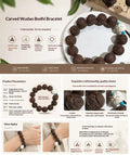 Carved Wudao Bodhi Bracelet